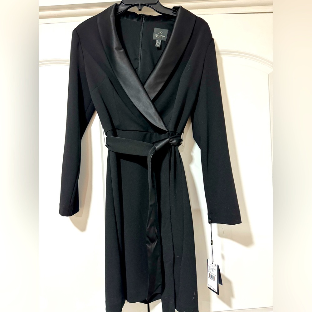 Adrianna Papell. Tuxedo dress. Very flattering! NWT